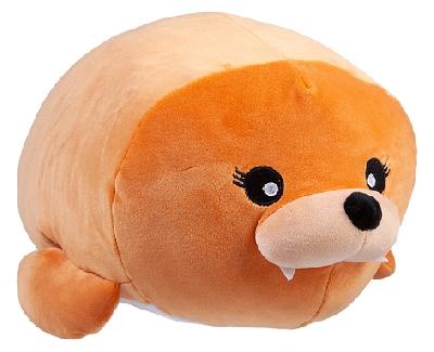 Super soft. Морж коричневый, 45см