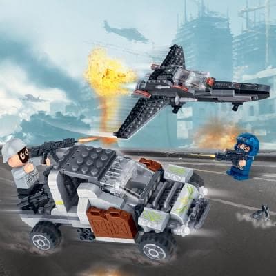 Конструктор Автомобиль+самолет, 295 деталей  Banbao (Банбао) от интернет-магазина Континент игрушек