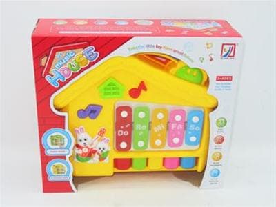 Игрушка развивающая "Домик" с металлофоном и пианино