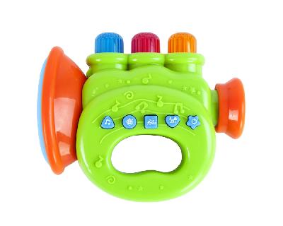 Игрушка развивающая "Музыкальная труба", 4 режима звуков, 16 мелодий