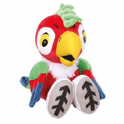 Попугай Кеша, озвученный, 18см в кроссовках