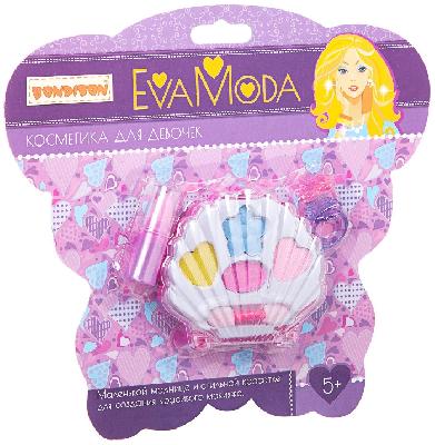 Набор детской декорат. косметики и аксессуаров Bondibon Eva Moda, CRD 17,2х23 см, ракушка с тенями д от интернет-магазина Континент игрушек
