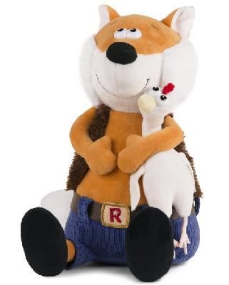 Ловкий Лис и Курица, ДуRашки, 24 см