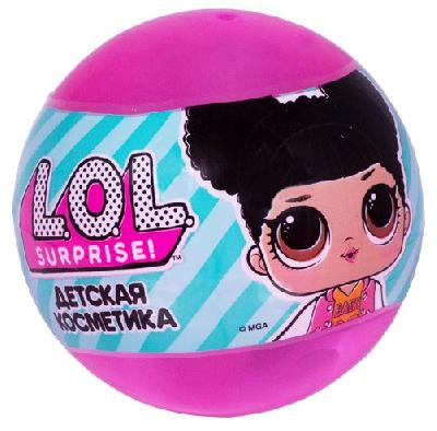 Детская декоративная косметика LOL в большом яйце 