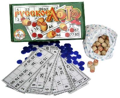 Лото деревянное, русское классическое,  от интернет-магазина Континент игрушек