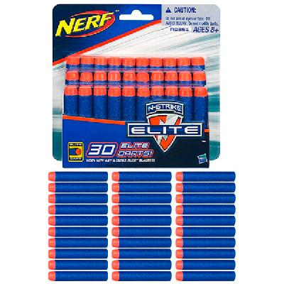 NERF Нёрф Элит. 30 Стрел для бластеров, 8+