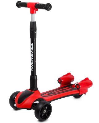 Самокат 3-х колесный  12416 свет, звук, дым от интернет-магазина Континент игрушек