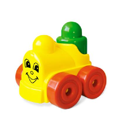 Конструктор Колобок (16 деталей), с паровозиком от интернет-магазина Континент игрушек