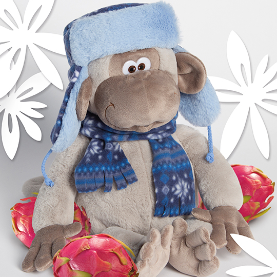 Федор в шапке-ушанке 26 см