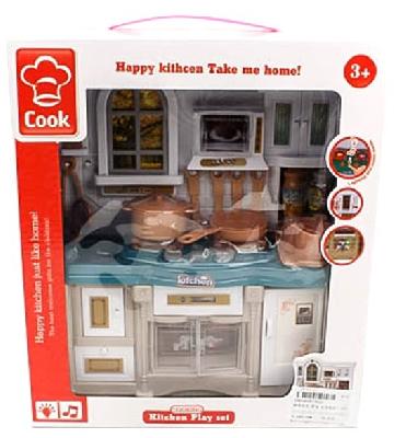 Игровой набор "Кухня", свет, звук, 15 предметов от интернет-магазина Континент игрушек