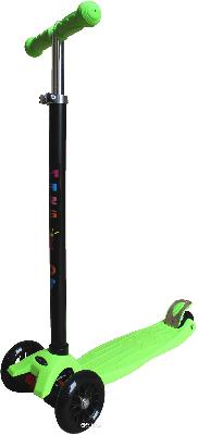 Самокат трехколесный, алюминиевый, регулируемая по высоте ручка, до 50кг, 67х23х56,5см, 6 цветов в а от интернет-магазина Континент игрушек