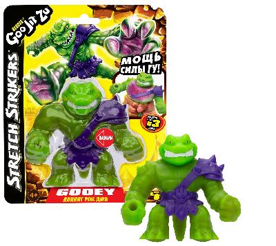 Гуджитсу Игрушка Викинг Рок Джо Стретч Страйкерс тянущаяся фигурка GooJitZu