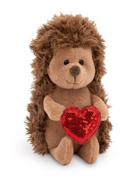 Ёжик Колюнчик Пламенное сердце, 15 см