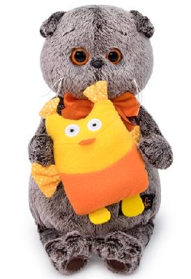 Кот Басик с совой 19 см мягкая игрушка от интернет-магазина Континент игрушек