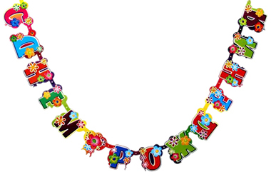 Капитан Весельчак Растяжка "С Днем Рождения" бумага, 220х16см, арт.2214 от интернет-магазина Континент игрушек