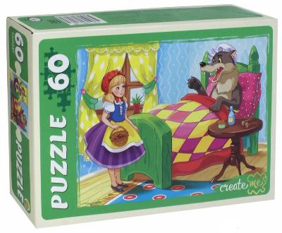 Пазлы Рыжий Кот 60 элементов. КРАСНАЯ ШАПОЧКА от интернет-магазина Континент игрушек