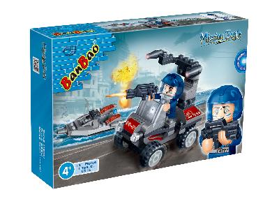 Конструктор Боевая машина, 121 деталь  Banbao (Банбао) от интернет-магазина Континент игрушек