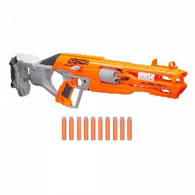 NERF Нёрф Элит Аккустрайк. Альфахок бластер