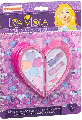 Картинка Набор детской декорат. косметики Bondibon Eva Moda, CRD 17,2х23 см, сердце, 2 отделения с тенями для от интернет-магазина Континент игрушек Набор детской декорат. косметики Bondibon Eva Moda, CRD 17,2х23 см, сердце, 2 отделения с тенями для от интернет-магазина Континент игрушек