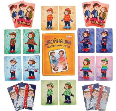 Игра настольная карточная. Двойняшки (обучающая, тактическая, семейная) от интернет-магазина Континент игрушек
