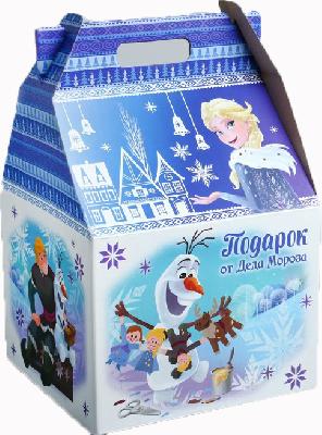 Коробка подарочная складная гигант "С Новым Годом", Холодное сердце   4503960 от интернет-магазина Континент игрушек