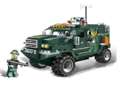 Конструктор "Военный джип" 287 деталей  Banbao (Банбао) от интернет-магазина Континент игрушек