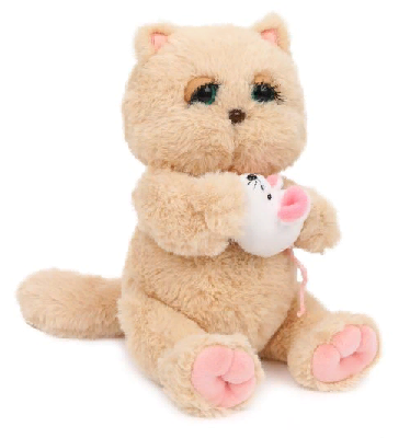 Киска Персик с мышкой