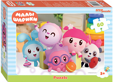 Мозаика "puzzle" 60 "Малышарики" (Мармелад Медиа), арт. 81173 от интернет-магазина Континент игрушек