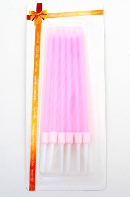 Свечи в торт "Неон" , 14см, 6шт с подставкой, фиолетовый 3006931 от интернет-магазина Континент игрушек