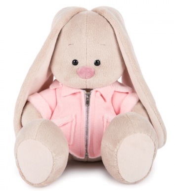 Зайка Ми в розовой меховой курточке 23 см от интернет-магазина Континент игрушек