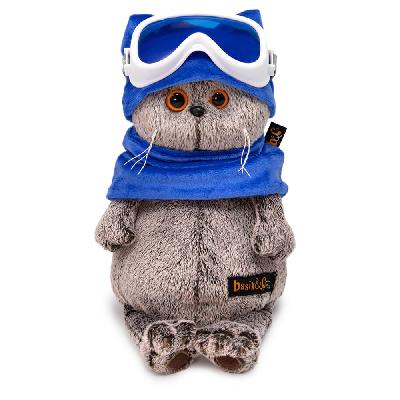 Кот Басик в горнолыжных очках 25 см. мягкая игрушка от интернет-магазина Континент игрушек