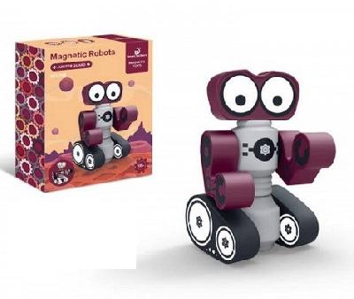 Конструктор магнитный. Робот от интернет-магазина Континент игрушек
