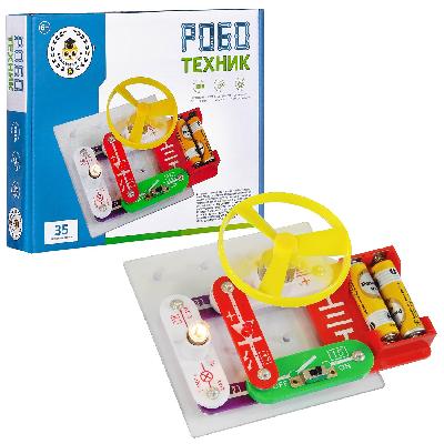 Электронный конструктор Роботехник, игровой набор 35 вариантов сборки от интернет-магазина Континент игрушек