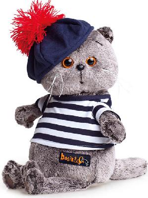 Басик в тельняшке и берете 25 см от интернет-магазина Континент игрушек