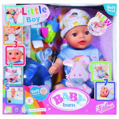 Игрушка My Little Baby born Нежное прикосновение Мальчик, 36 см, от интернет-магазина Континент игрушек