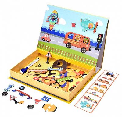 Набор магнитный игровой 2 в 1. Транспорт от интернет-магазина Континент игрушек