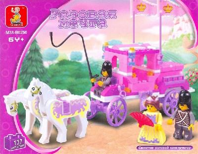 Конструктор М38-В0250 "Розовая мечта" (137 дет.), арт. 38-0250 от интернет-магазина Континент игрушек