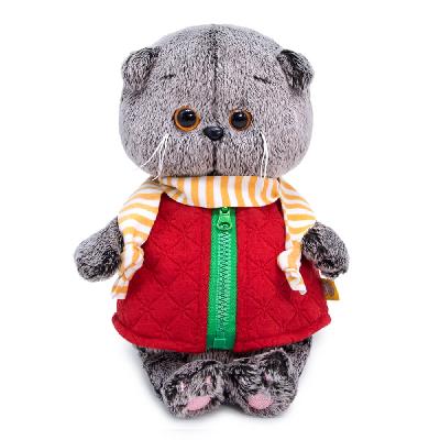 Кот Басик BABY в стеганом жилете 20 см от интернет-магазина Континент игрушек