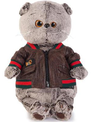 Басик в кожаной куртке 25 см от интернет-магазина Континент игрушек