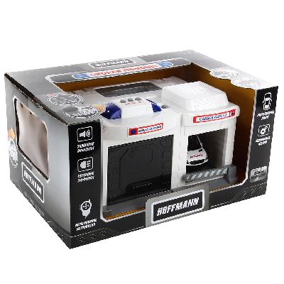 Парковка «Скорая помощь» с металлической машинкой и рацией, световые и звуковые эффекты от интернет-магазина Континент игрушек