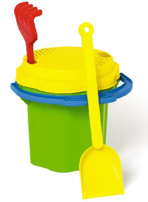 Ведро-цветок №101 0,3 л, сито, грабли, совок от интернет-магазина Континент игрушек