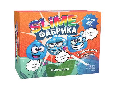 Слайм фабрика "Мята" Набор для опытов и экспериментов Юный Химик от интернет-магазина Континент игрушек