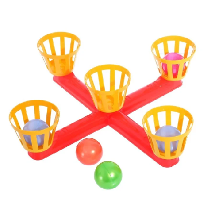 Игра напольная "Веселый баскетбол" 17,5х12 см от интернет-магазина Континент игрушек