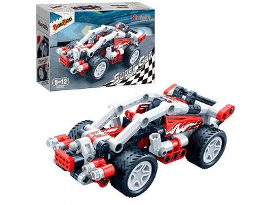 Конструктор Гоночная машина,  138 деталей, 23х15х5см от интернет-магазина Континент игрушек