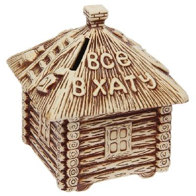 Копилка "Домик" шамот