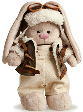 Зайка Ми в куртке пилот (малый) от интернет-магазина Континент игрушек