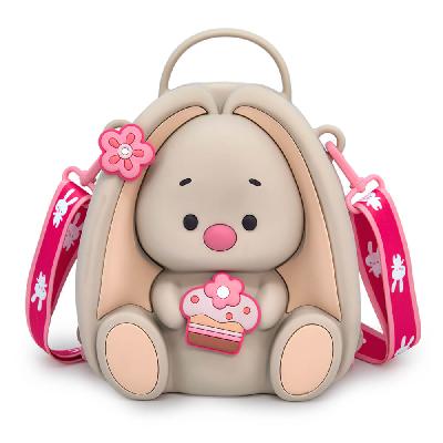 Рюкзак Зайка Ми из силикона со сменными джибитсами (2 комплекта) от интернет-магазина Континент игрушек