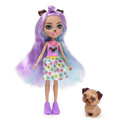 Кукла Enchantimals Glam Party Собачка Пенна Пуг с питомцем Трасти FNH22/HKN11 от интернет-магазина Континент игрушек