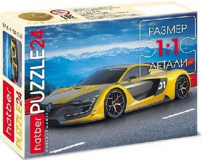 ПАЗЛЫ 24 элемента А5ф 175х130мм 4 дизайна серия Sport car от интернет-магазина Континент игрушек
