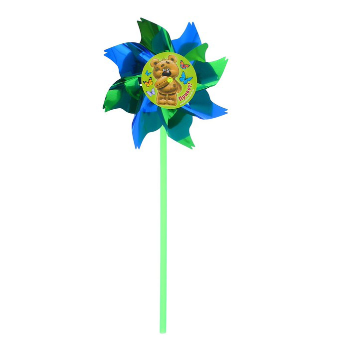 Ветерок фольга "Привет мишка" от интернет-магазина Континент игрушек